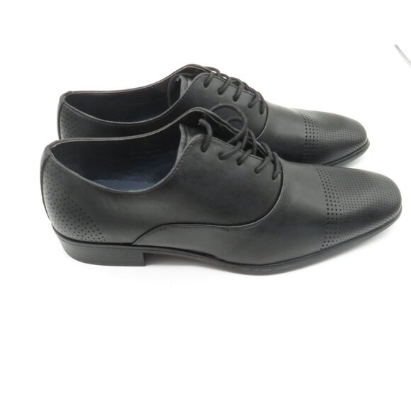 Call It Spring Men's Black Perforated Lace-Up Dress Shoes Size 9 US NEW - Picture 1 of 7